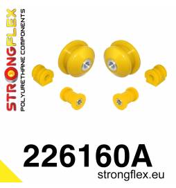 Audi A3 & S3 96-03 8L | Golf IV R32 | Leon 1M | Octavia I | TT 8N | (ALL 4WD) Strongflex 226121A: Full suspension bush kit SPORT