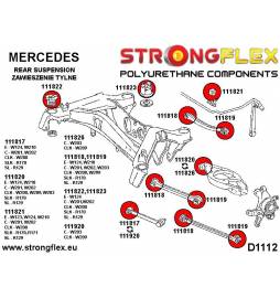 Audi A6 C6 04-11 Quattro & All road | Strongflex 026210A: Full suspension bush kit SPORT Strongflex - 3