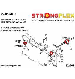Audi RS6 C6 04-11 | Strongflex 026236B: Full suspension bush kit Strongflex - 2