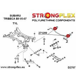 Audi RS6 C6 04-11 | Strongflex 026236B: Full suspension bush kit Strongflex - 6
