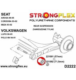THE BMW E30 82-91  Strongflex 036103B: Full suspension bush kit Strongflex - 5