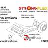 BMW E30 82-91 |  Strongflex 036103B: Full suspension bush kit Strongflex - 5