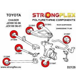 BMW Z3 94-02 |  Strongflex 036110A: Full suspension bush kit SPORT Strongflex - 6