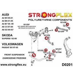 BMW Z3 94-02 |  Strongflex 036110B: Full suspension bush kit Strongflex - 2