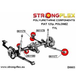 BMW E114 1500 - 2002 62-77 | E21 75-82 | E28 81-88 | E30 82-91 | E36 Compact | Z3 |  Strongflex 036232A: Rear trailing arm bush 