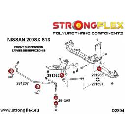 BMW E81 E82 E87 E88 04-11 | E90 E91 E92 E93 05-11 |  Strongflex 036215A: Full suspension bush kit SPORT Strongflex - 7