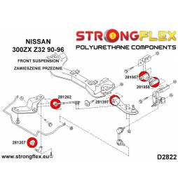 BMW E81 E82 E87 E88 04-11 | E90 E91 E92 E93 05-11 |  Strongflex 036215B: Full suspension bush kit Strongflex - 2