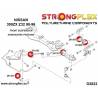 BMW E81 E82 E87 E88 04-11 | E90 E91 E92 E93 05-11 |  Strongflex 036215B: Full suspension bush kit Strongflex - 2
