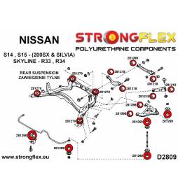 BMW E81 E82 E87 E88 04-11 | E90 E91 E92 E93 05-11 |  Strongflex 036215B: Full suspension bush kit Strongflex - 4