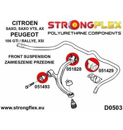 BMW E36 | E36 M3 |  Strongflex 036105A: Full suspension bush kit SPORT