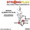 BMW E36 | E36 M3 |  Strongflex 036105B: Full suspension bush kit Strongflex - 3