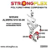 BMW E36 | E36 M3 |  Strongflex 036105B: Full suspension bush kit Strongflex - 3