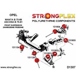 BMW E46 E46 Compact E46 XI XD  Strongflex 036145B: Full suspension bush kit Strongflex - 5