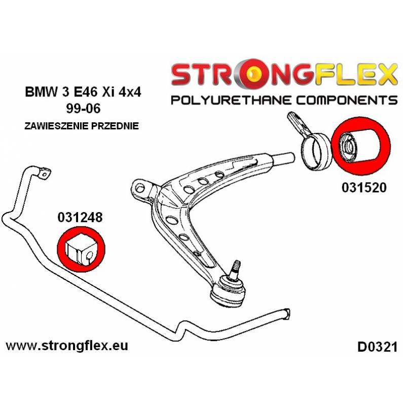 BMW E46 | E46 Compact | E46 XI XD | Strongflex 036206B: Suspension bush kit BMW E46 | E46 Compact | E46 XI XD | Strongflex 036206B: Suspension bush kit