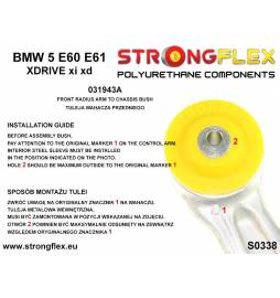 BMW E46 | E46 Compact | E46 XI XD |  Strongflex 036206B: Suspension bush kit Strongflex - 3