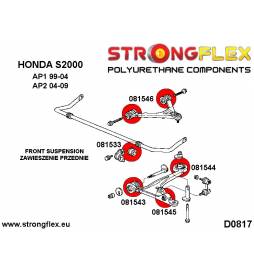 BMW X5 E53 99-06 |  Strongflex 036244B: Rear subframe bush kit Strongflex - 2
