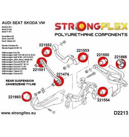 BMW X3 E83 03-10 |  Strongflex 036246B: Suspension bush kit Strongflex - 3