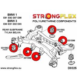 BMW E46          Strongflex 036048B: Rear suspension bush kit Strongflex - 2