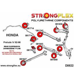 BMW E60 Sedan 03-10 xi xd | E61 Touring 03-10 xi xd |  Strongflex 036249A: Suspension bush kit SPORT Strongflex - 2