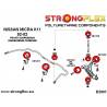 Honda CR-V 02-07 | EP/EU/EV/EM/ES | EP3 TYPE R | Integra DC5 01-06 | Strongflex 086170B: Rear suspension bush kit Strongflex - 2