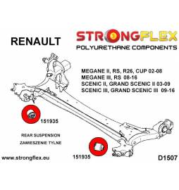 Honda CR-V 02-07 | EP/EU/EV/EM/ES | EP3 TYPE R | Integra DC5 01-06 | Strongflex 086195A: Full suspension bush kit SPORT