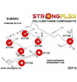Honda CR-V 02-07 | EP/EU/EV/EM/ES | EP3 TYPE R | Integra DC5 01-06 | Strongflex 086195B: Full suspension bush kit Strongflex - 3