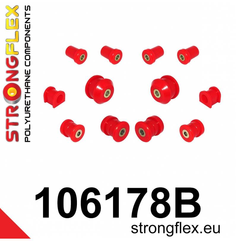 Honda Prelude IV 92-96 | Strongflex 086204B: Full suspension bush kit Honda Prelude IV 92-96 | Strongflex 086204B: Full suspension bush kit