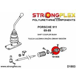 Honda Civic V 91-95 EG, EH, EJ, CRX of the Sun  Strongflex 086069B: Full suspension bush kit Strongflex - 4