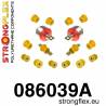 Honda Civic IV 88-91 | CRX 88-91 |  Strongflex 086130A: Full suspension bush kit polyurethane SPORT Strongflex - 2