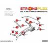 Honda Civic IV 88-91 | CRX 88-91 |  Strongflex 086130A: Full suspension bush kit polyurethane SPORT Strongflex - 3
