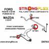 Lexus SC300 / SC400 | Soarer 91-00 | Supra IV 93-02 |  Strongflex 216222A: Rear beam bush kit SPORT Strongflex - 2