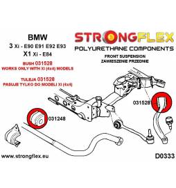 Lexus Altezza 99–05  Strongflex 216233A: Rear suspension bush kit Strongflex - 2