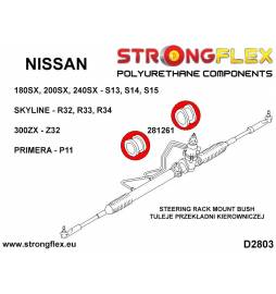 The Mazda MX5 Miata NA 89-98  Strongflex 106128A: Full suspension polyurethane bush kit Strongflex - 4