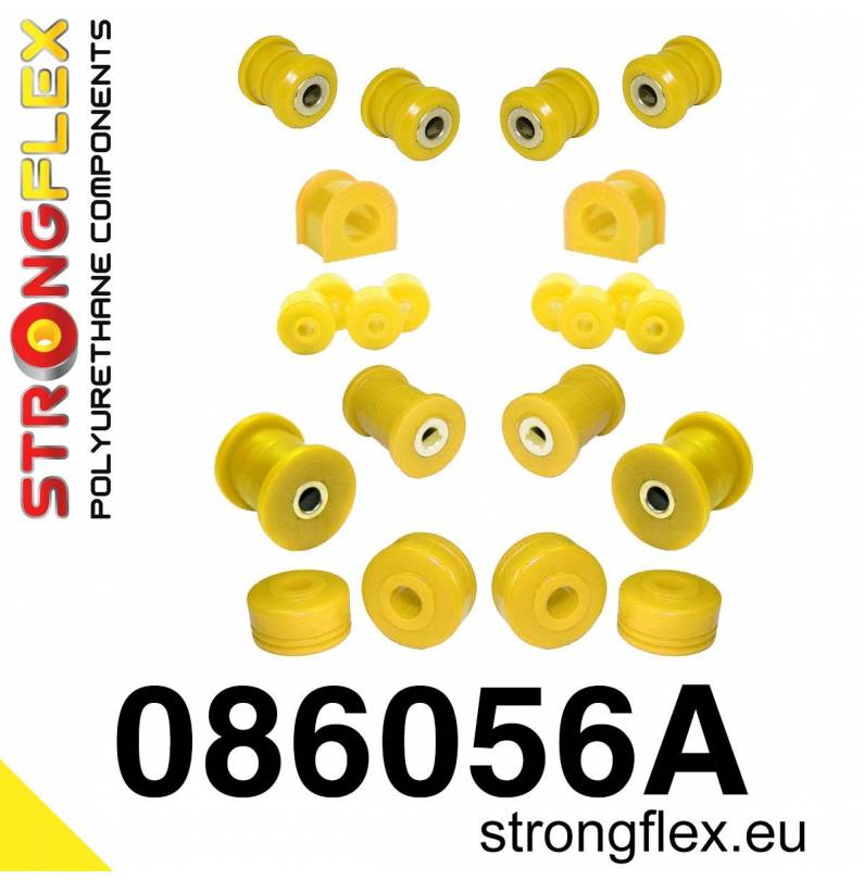 Mazda MX5 Miata NA 89-98 |  Strongflex 106128B: Full suspension polyurethane bush kit Strongflex - 1