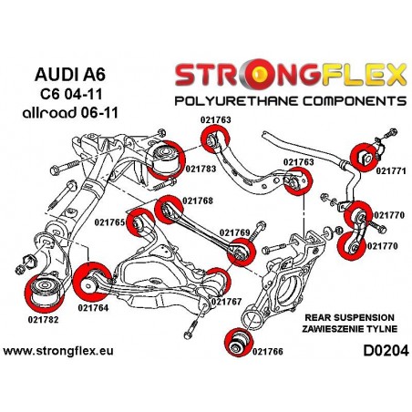 Mazda RX-8 |  Strongflex 106177A: Full suspension bush kit SPORT