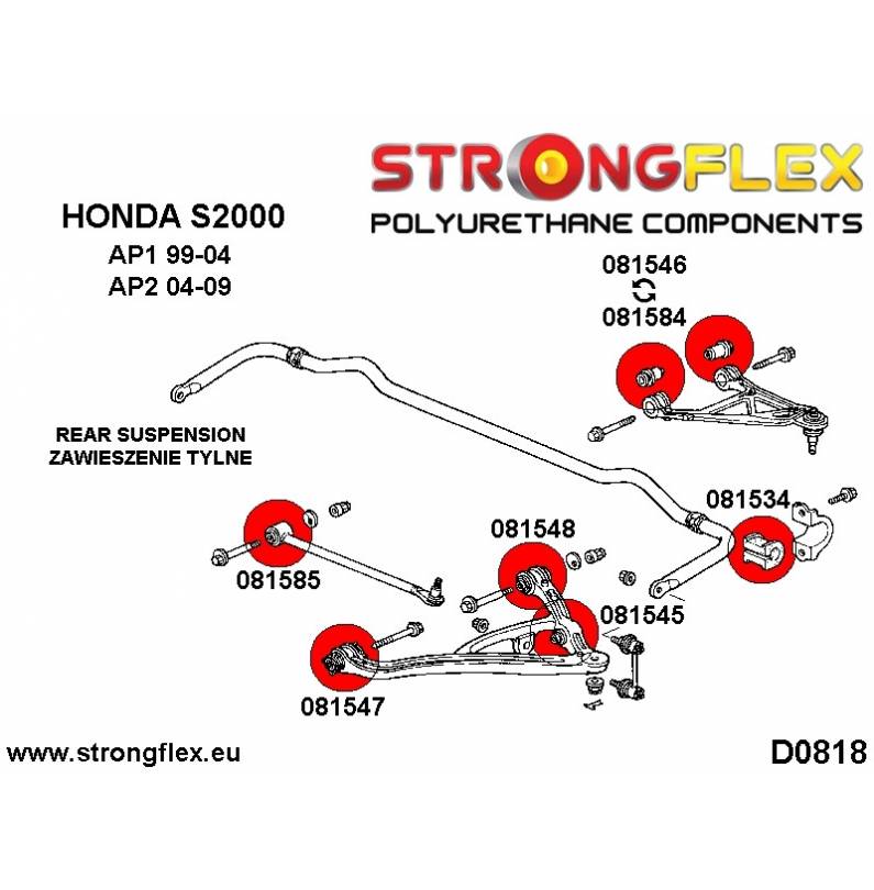 Mazda MX5 Miata NC 05-14 |  Strongflex 106178A: Front suspension bush kit SPORT