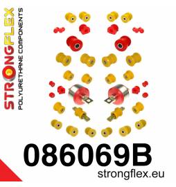 Mitsubishi Evo IV - V - VI |  Strongflex 126139A: Front suspension bush kit SPORT Strongflex - 2