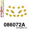 Mitsubishi Evo IV - V - VI |  Strongflex 126139B: Front suspension bush kit Strongflex - 2