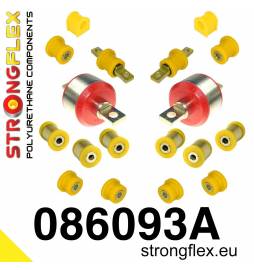 Mitsubishi Evo IV - V - VI |  Strongflex 126140B: Rear suspension bush kit Strongflex - 2