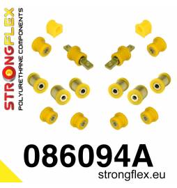 Mitsubishi Evo IV - V - VI |  Strongflex 126141A: Full suspension bush kit SPORT Strongflex - 2