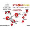 Mitsubishi Evo IV - V - VI |  Strongflex 126141B: Full suspension bush kit Strongflex - 3