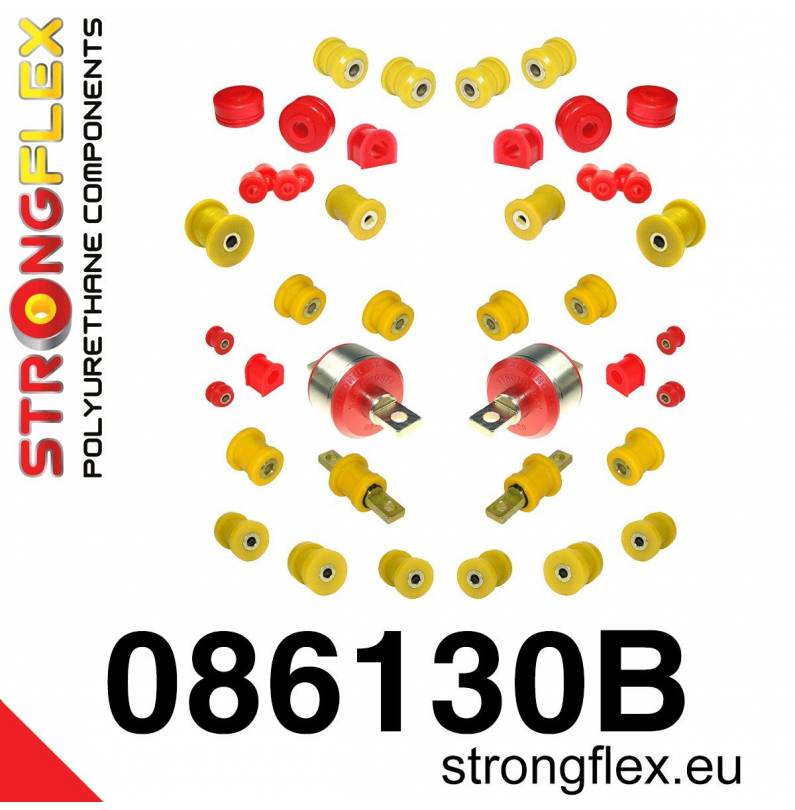 Mitsubishi Evo VII - VIII - IX | Strongflex 126143B: Rear suspension bush kit Mitsubishi Evo VII - VIII - IX | Strongflex 126143B: Rear suspension bush kit