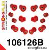 Mitsubishi Evo VII - VIII - IX |  Strongflex 126144A: Full suspension bush kit SPORT Strongflex - 3