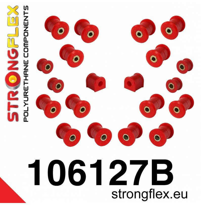 Mitsubishi Evo VII - VIII - IX | Strongflex 126144B: Full suspension bush kit Mitsubishi Evo VII - VIII - IX | Strongflex 126144B: Full suspension bush kit