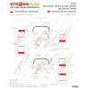 Mitsubishi Evo VII - VIII - IX |  Strongflex 126144B: Full suspension bush kit Strongflex - 3