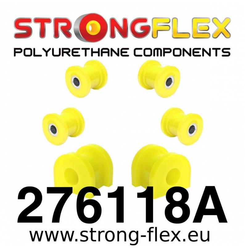 Nissan 100NX B13 90-94 | Sunny N14 90-95 | Strongflex 286101B: Full suspension bush kit Nissan 100NX B13 90-94 | Sunny N14 90-95 | Strongflex 286101B: Full suspension bush kit
