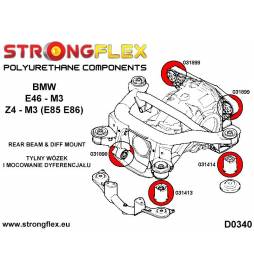 GG | Legacy/Outback BC BF BD BG BE BH | Strongflex 276034B: Front suspension bush kit