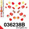 Subaru Forester SF | Impreza GC GF GD GG | Legacy/Outback BC BF BD BG | Strongflex 276077A: Full suspension bush kit SPORT Stron