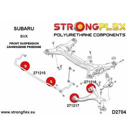Subaru Forester SG 02-08 |  Strongflex 276146B: Full suspension bush kit