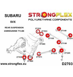 Subaru Forester SG 02-08  Strongflex 276146B: Full suspension bush kit Strongflex - 3